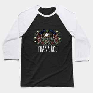 Thank You Veterans day Eagle Flag Baseball T-Shirt